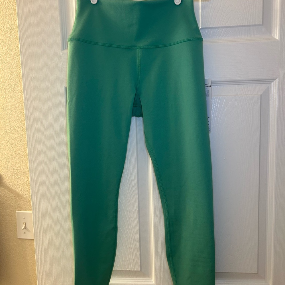 ALO Yoga Green Leggings High-Waisted Full-Length